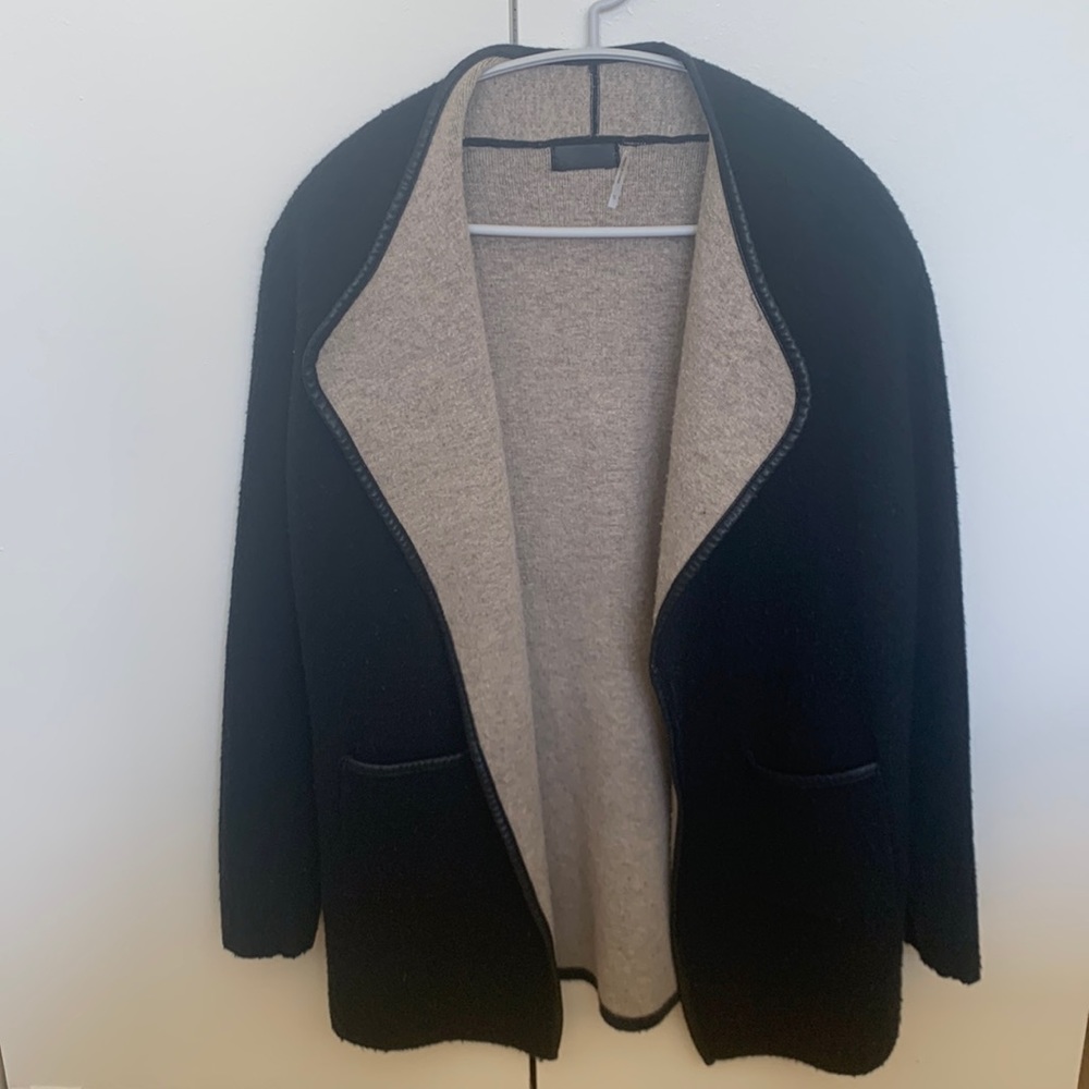 Love Token Black Sweater Cardigan